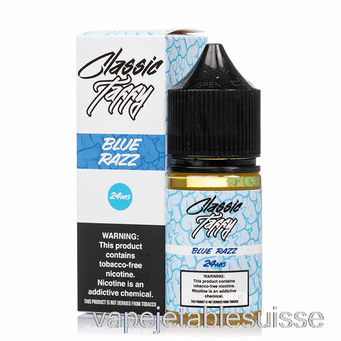 Vape Suisse Blue Razz Classic Taffy - Sels Syn - 30ml 24mg